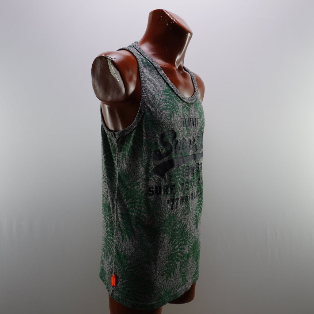 Camiseta de Manga Corta Superdry para Hombre Usada - Verde, XXL