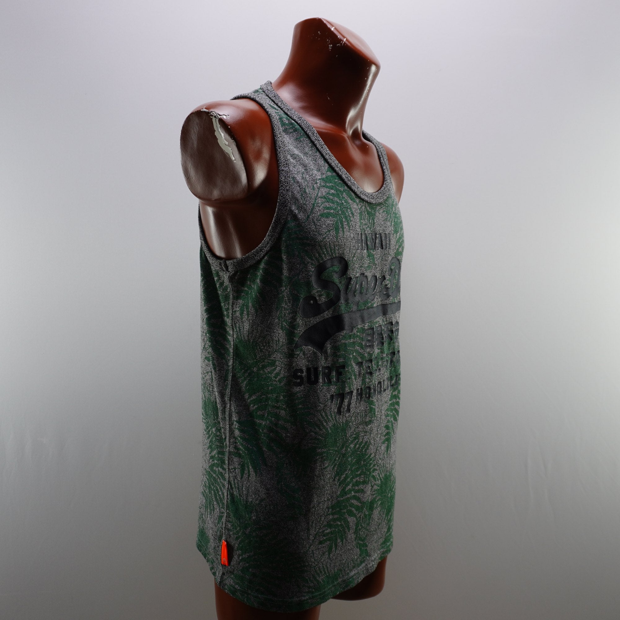 Camiseta de Manga Corta Superdry para Hombre Usada - Verde, XXL
