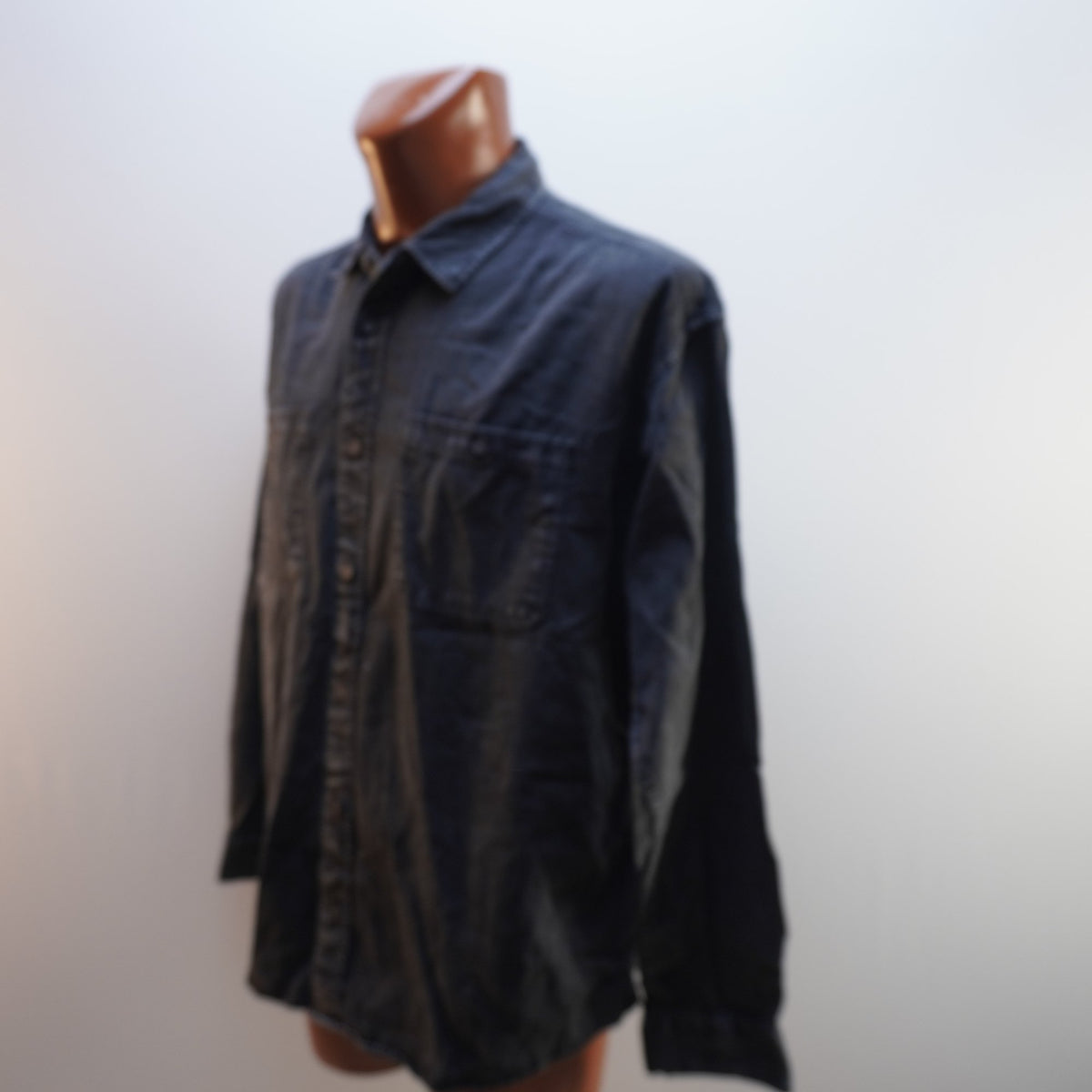 Camisa Henley Fat Face para Hombre Usada - Negra, L