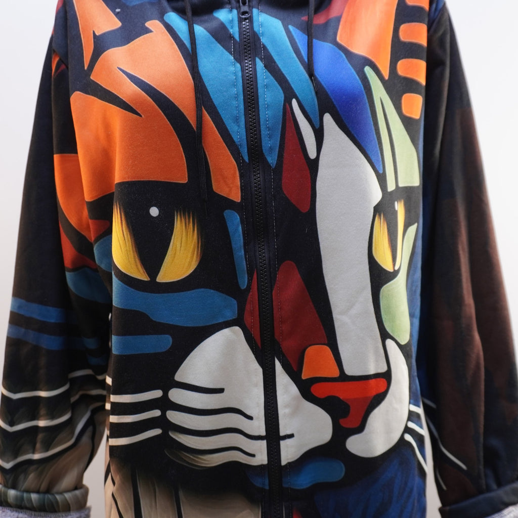 Parka Italian Style para Mujer Usada - Multicolor, XXL