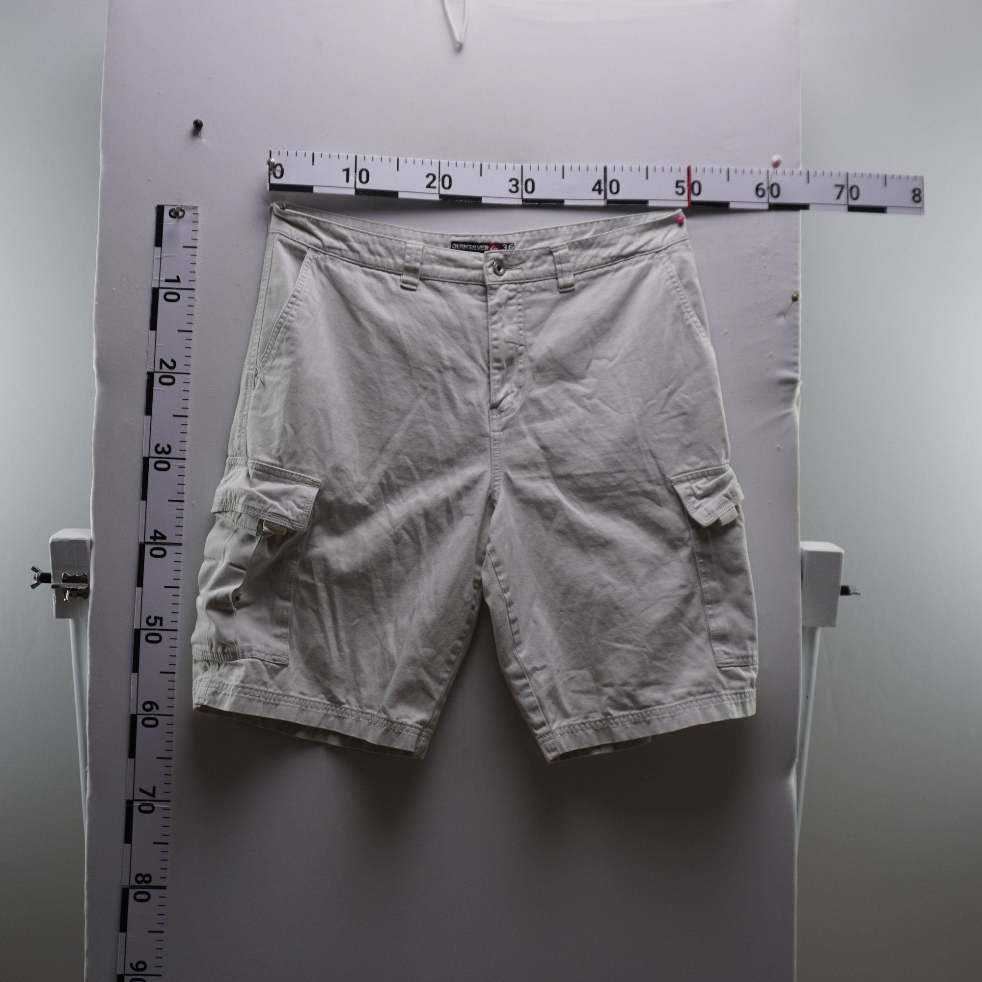 Pantalones Cortos Cargo Quiksilver para Hombre Usados - Beige, XL