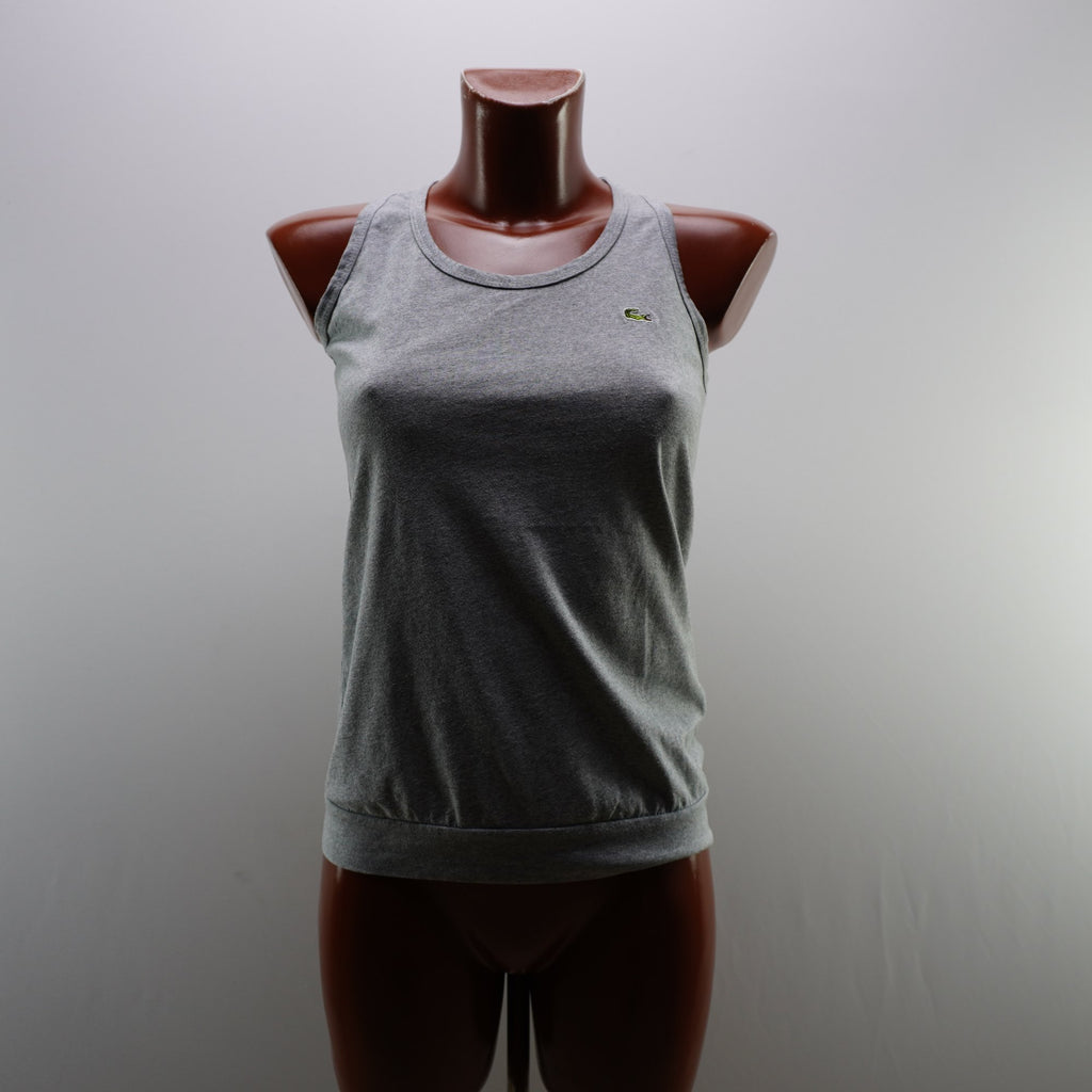 Camiseta Lacoste para Mujer Usada - Gris, M