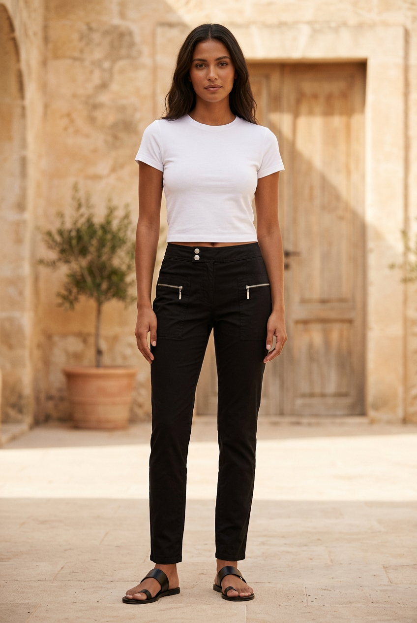 Pantalones para Correr Guess para Mujer Usados - Negros, M
