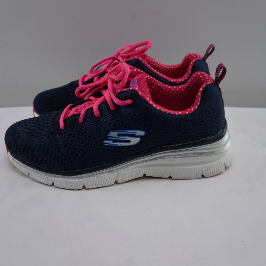 Zapatillas Skechers para Mujer Usadas - Azul Marino, Talla 39