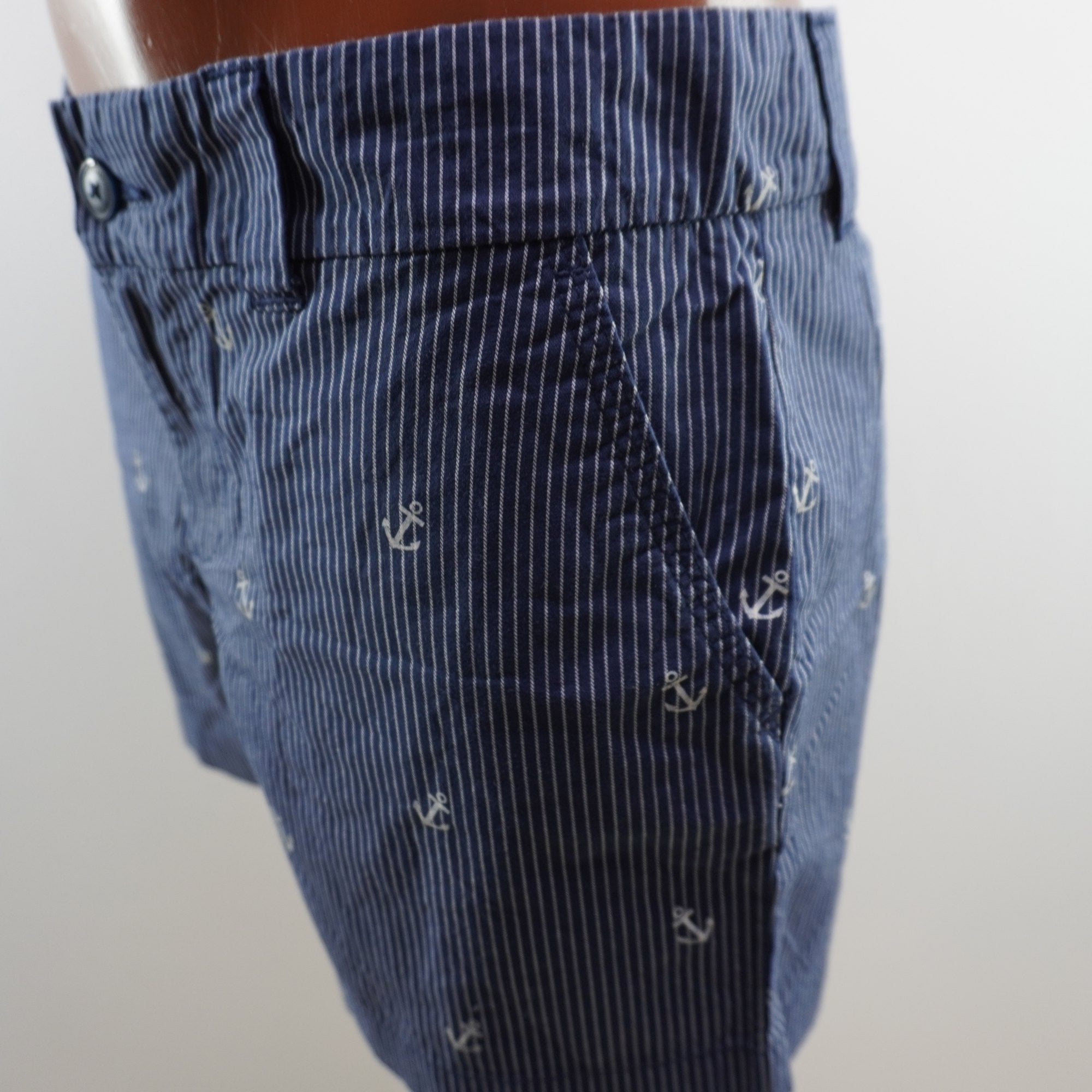 Pantalones Cortos Chinos Tommy Hilfiger para Mujer Usados - Azul Marino, XS