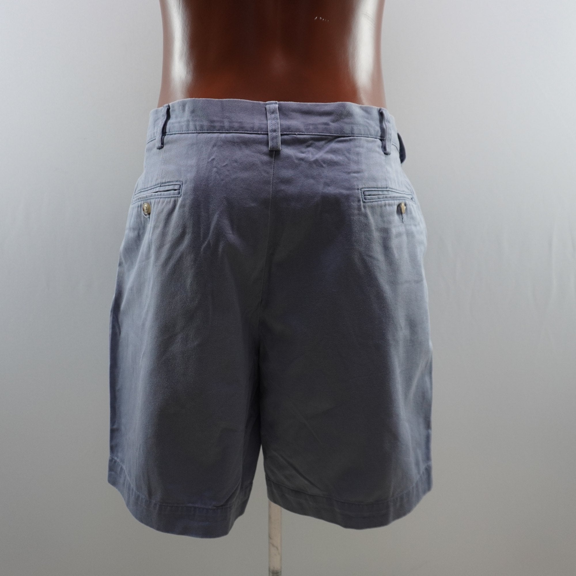 Pantalones Cortos Chinos Ralph Lauren para Hombre - Gris, XL, Usados en Muy Buen Estado