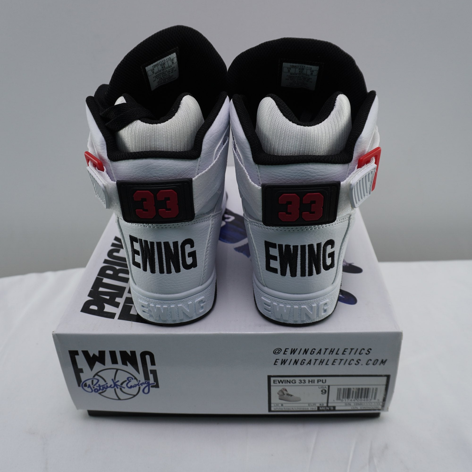 Zapatillas Patrick Ewing 33 para Hombre Usadas - Blanco, Talla 42