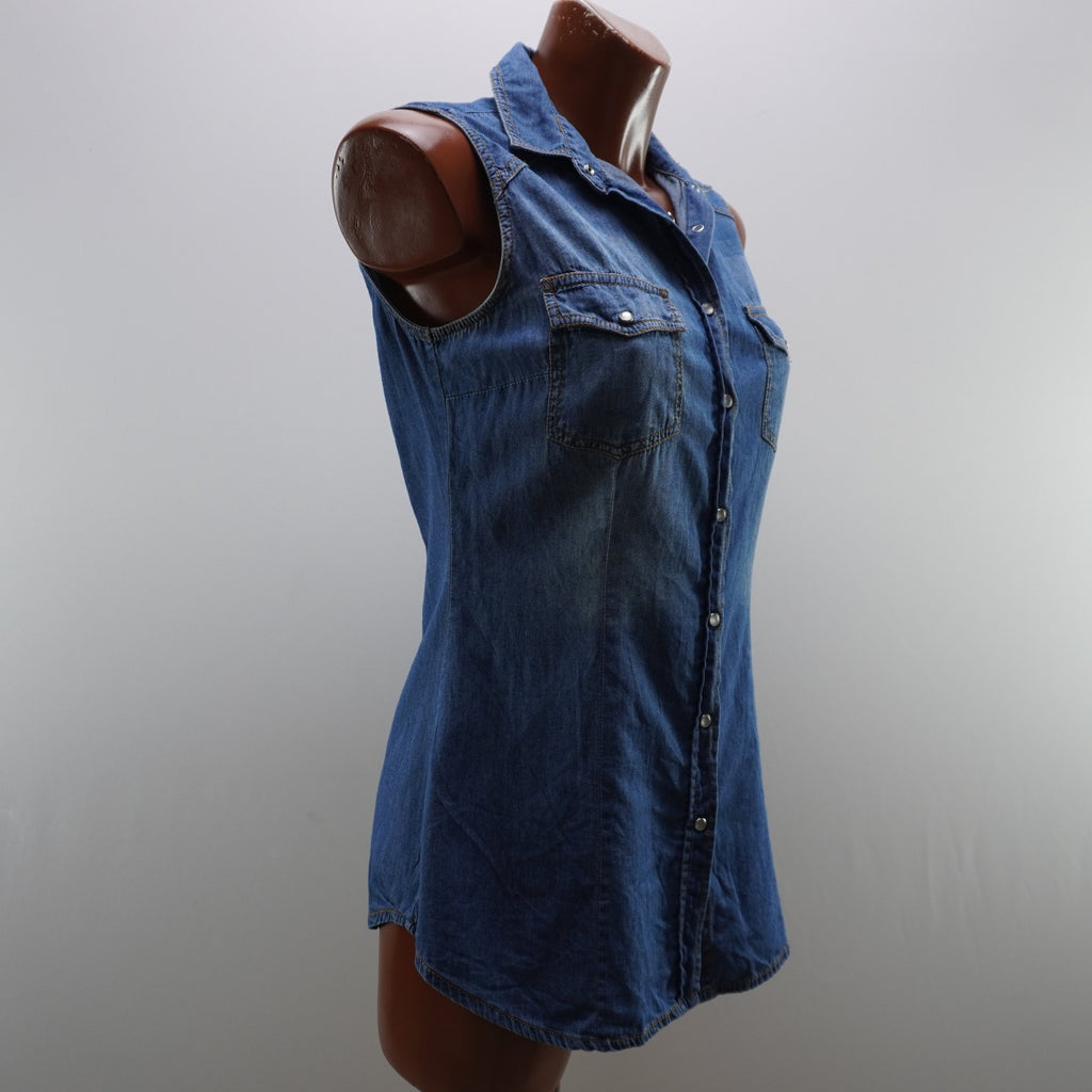 Camisa Henley Stradivarius para Mujer Usada - Azul, M