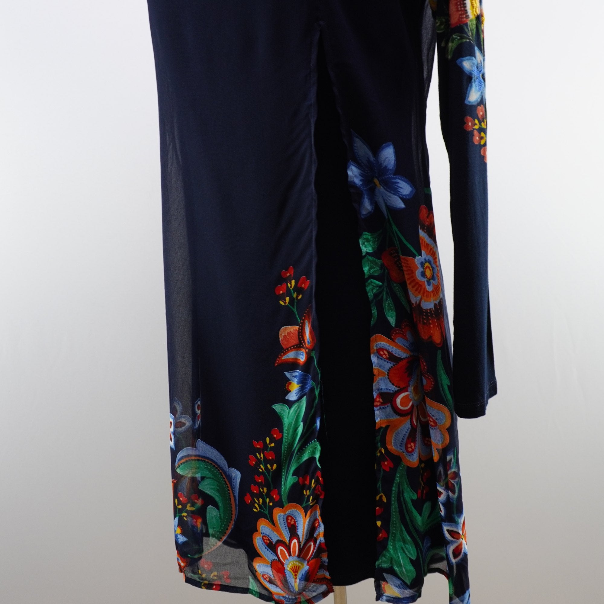 Vestido Desigual para Mujer Usado - Azul Marino, XL