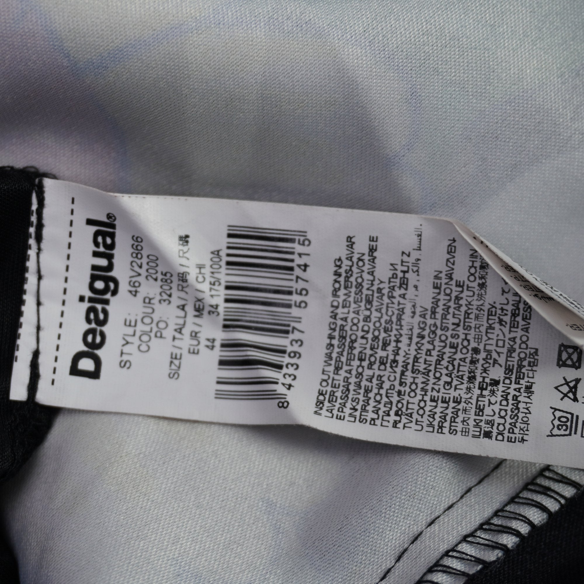 Vestido Desigual para Mujer Usado - Negro, XXL