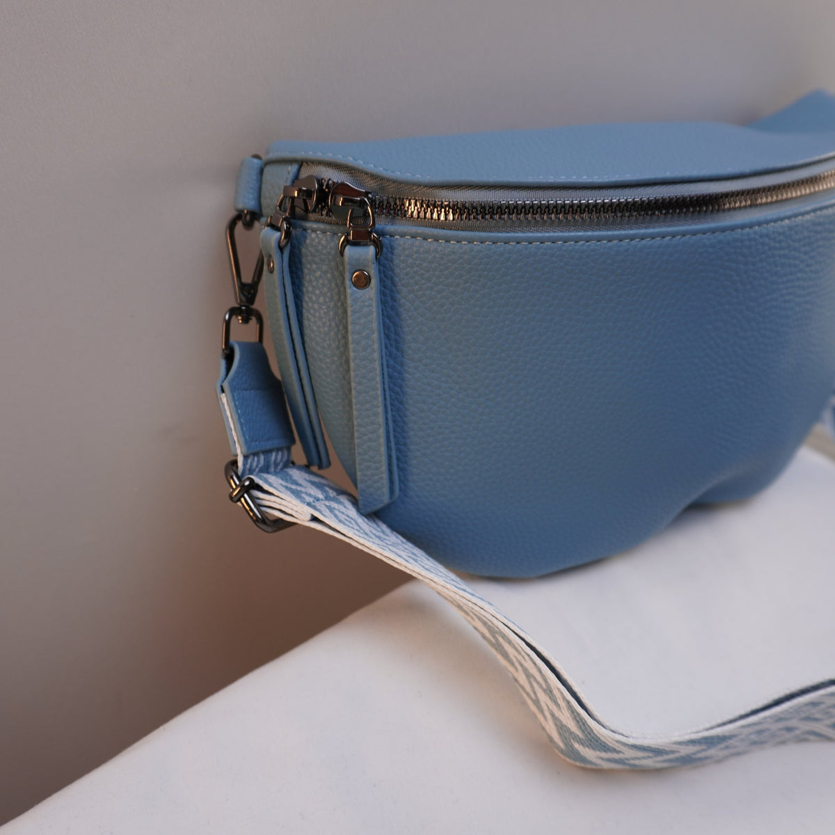 Bolso Baguette Italian Style para Mujer Usado - Azul