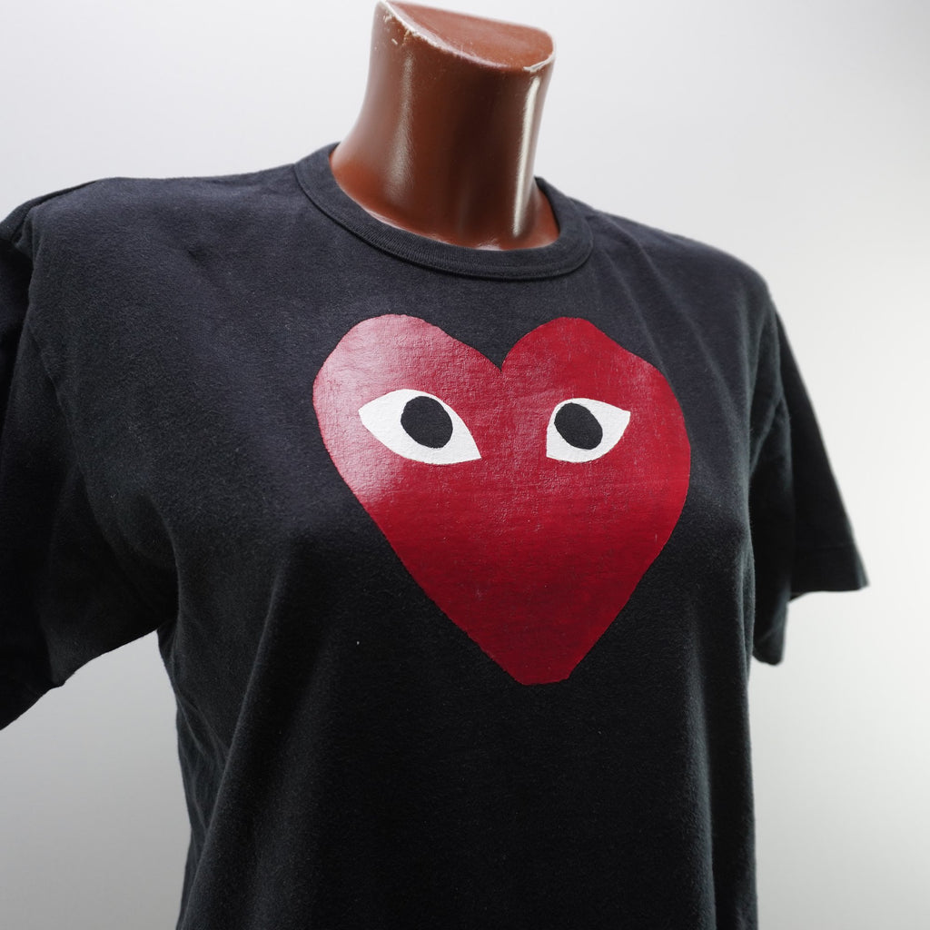 Camiseta de Manga Corta Comme des Garcons para Mujer - Negra, L (Usada en Muy Buen Estado)