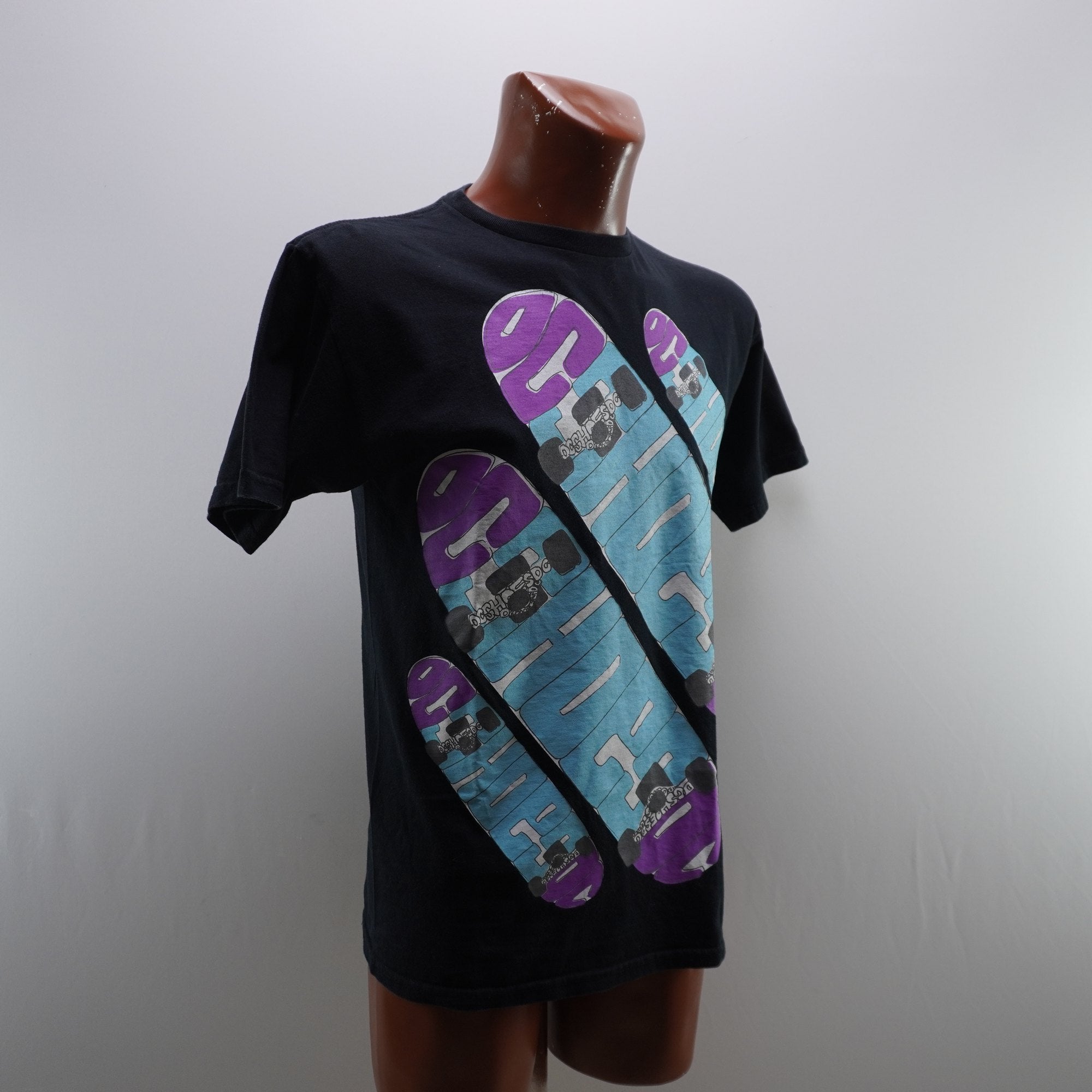 Camiseta de Manga Corta DC Shoes para Hombre Usada - Negra, M