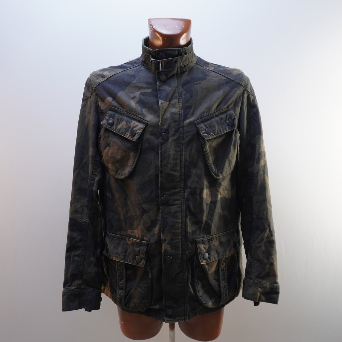 Cazadora Vaquera Barbour para Hombre Usada - Verde, L