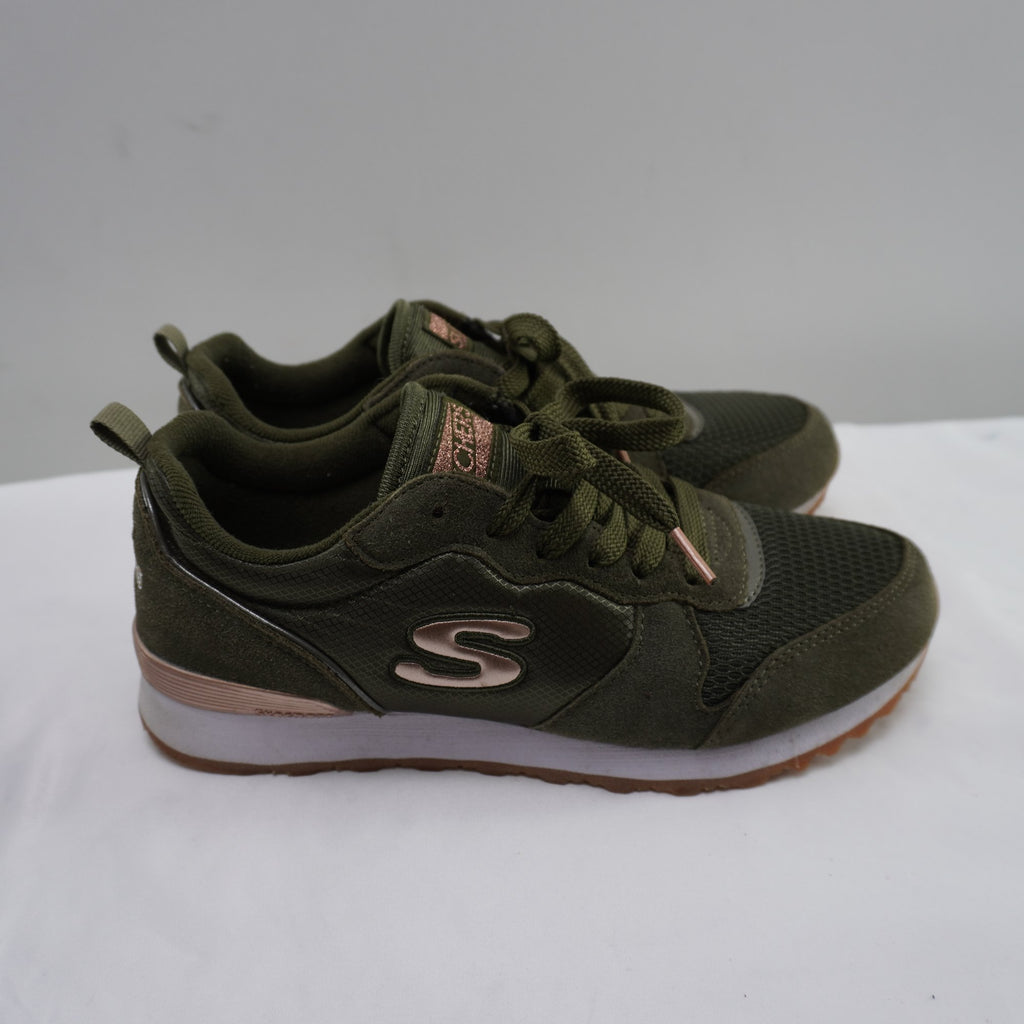 Zapatillas Skechers para Mujer Usadas - Verde, 38.5