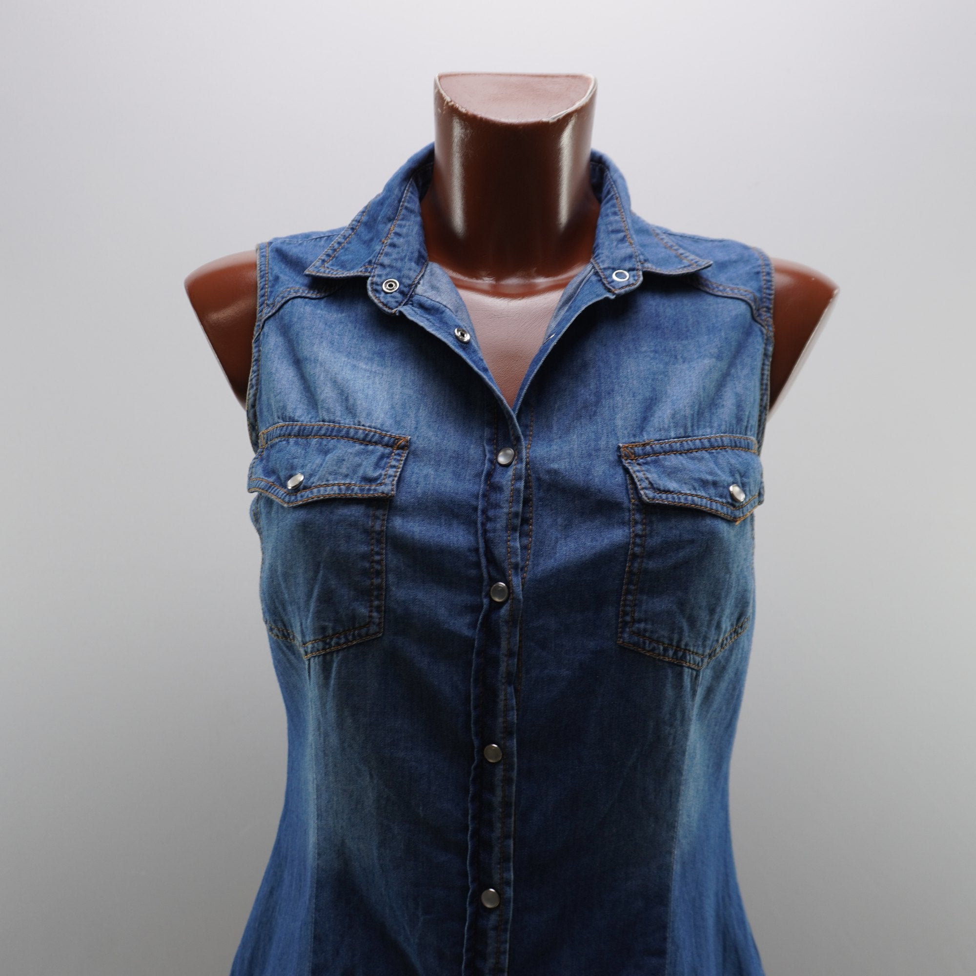 Camisa Henley Stradivarius para Mujer Usada - Azul, M