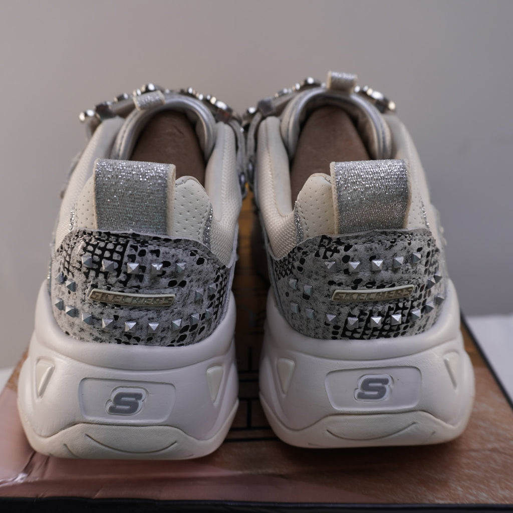 Zapatillas Skechers para Mujer Usadas - Gris, Talla 37