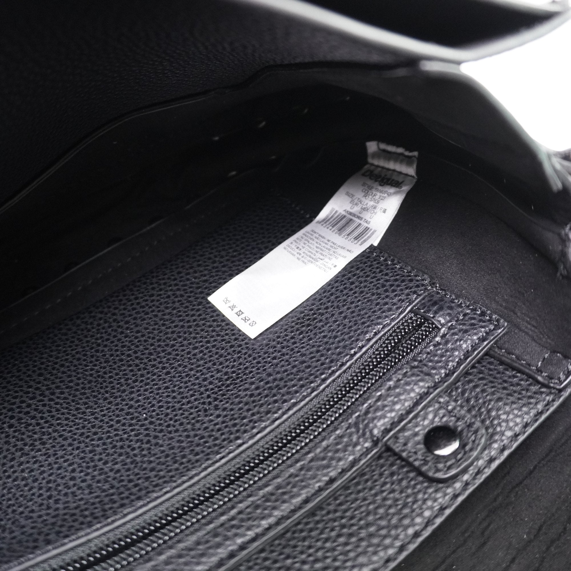 Bolso Baguette Desigual para Mujer Usado - Negro, Muy Buen Estado