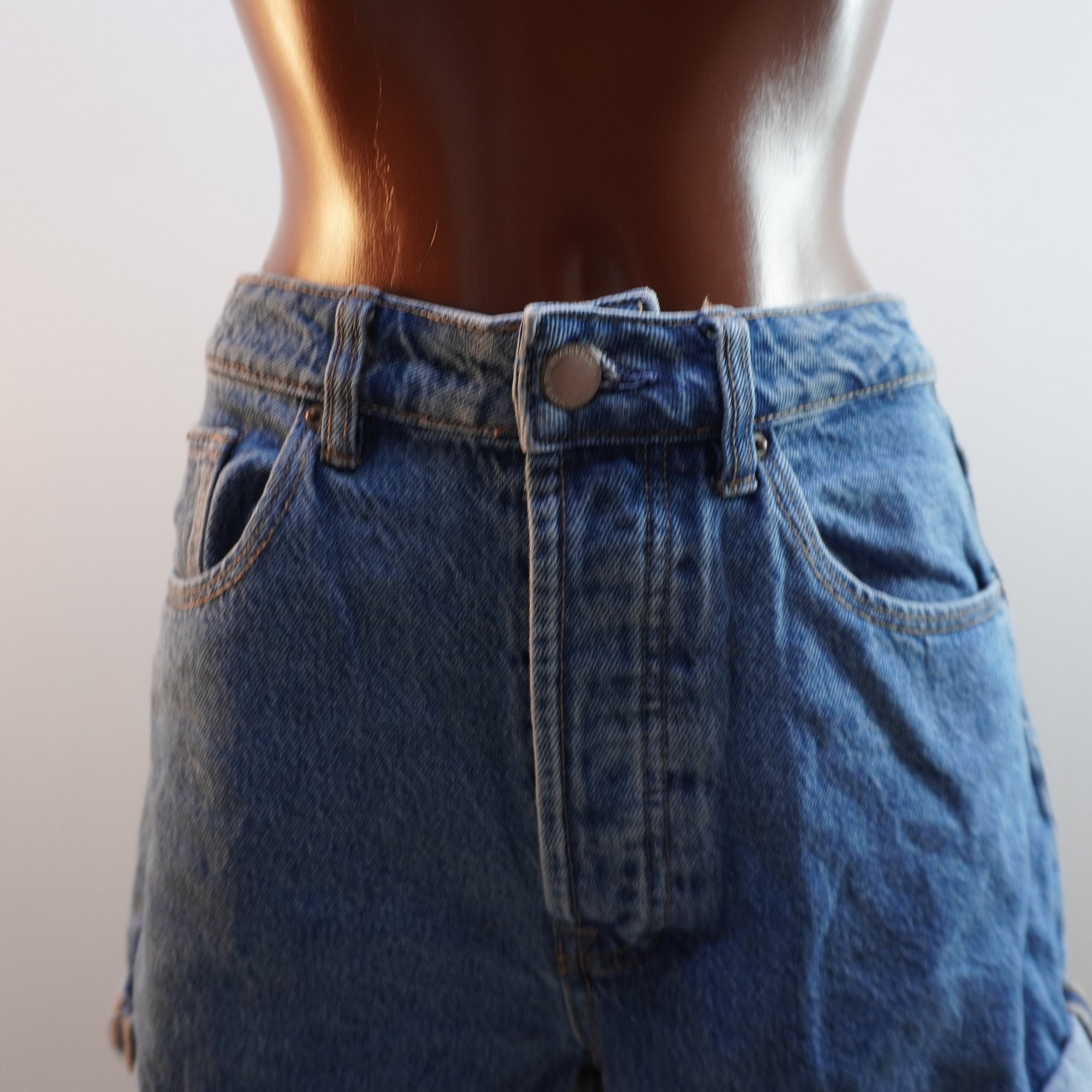 Pantalones Cortos Vaqueros Stradivarius para Mujer Usados - Azul, L