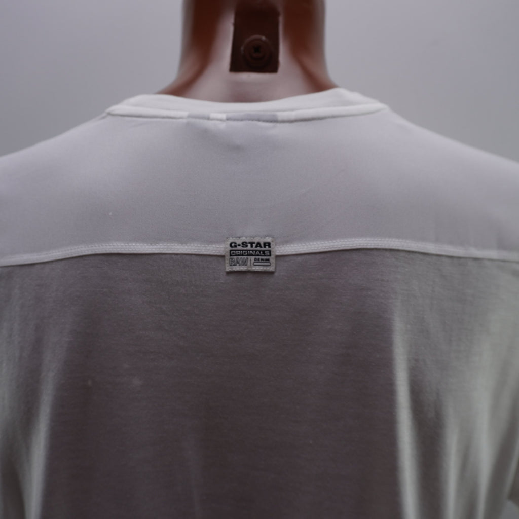 Camiseta de Manga Corta G-Star para Hombre Usada - Blanco, S