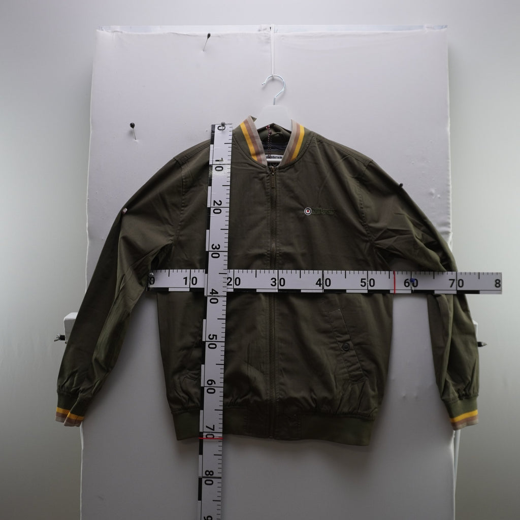 Chaqueta Bomber Lambretta para Hombre Usada - Beige y Marrón, M