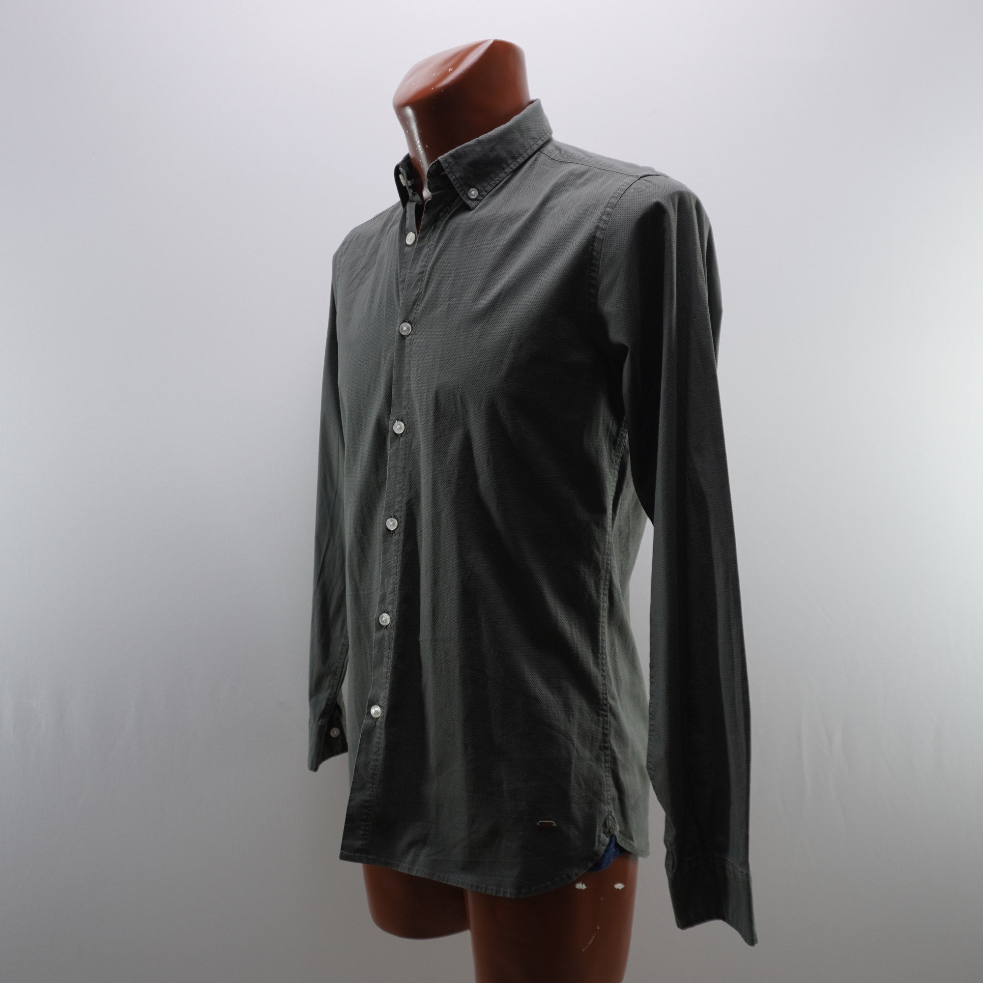 Camisa de Vestir Springfield para Hombre Usada - Gris, M