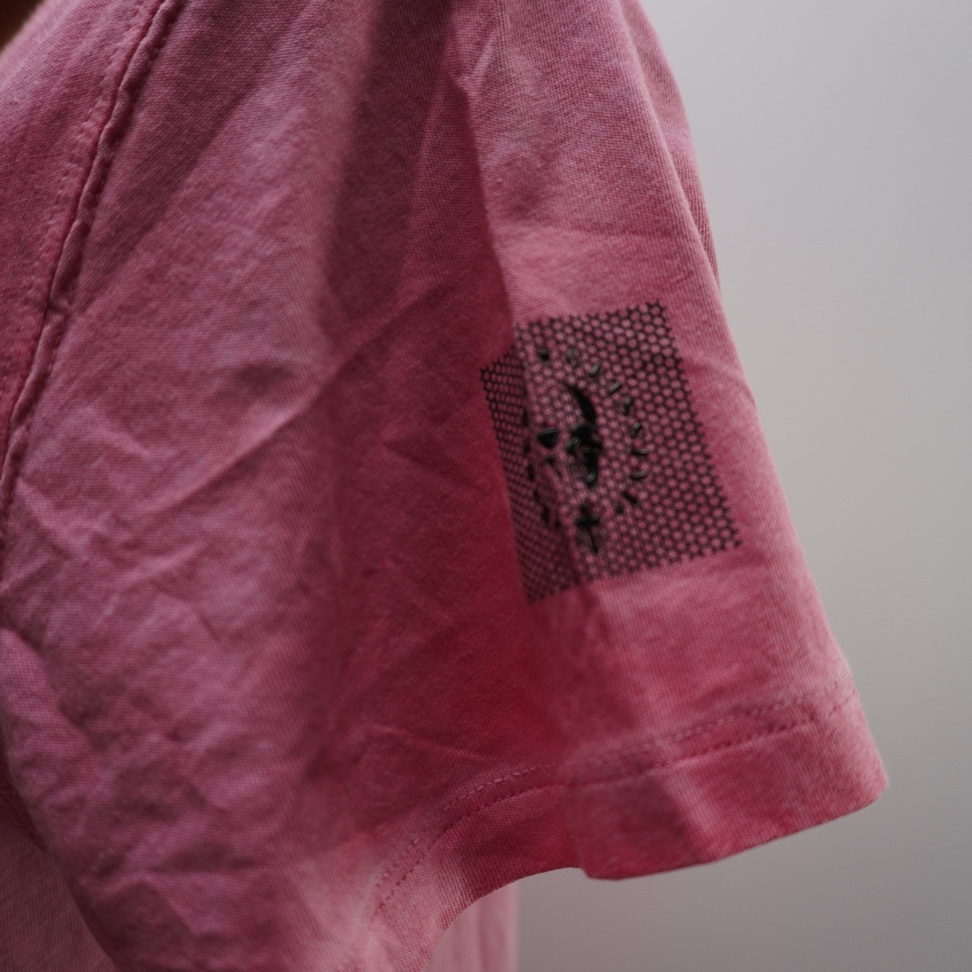 Camiseta de Manga Corta Roberto Geissine para Mujer - Rosa, XL - Usada en Muy Buen Estado