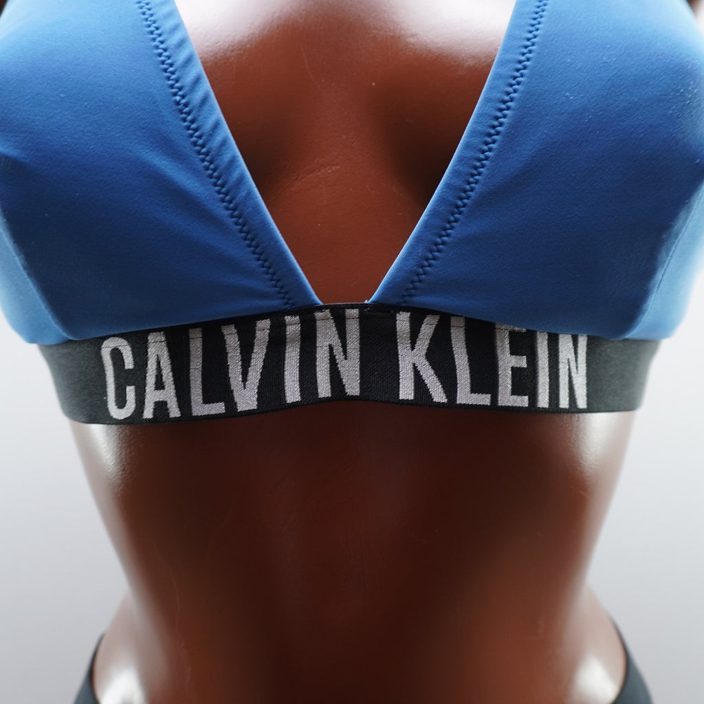 Vestido de Baño Calvin Klein para Mujer - Azul Marino, XL (Usado en Muy Buen Estado)