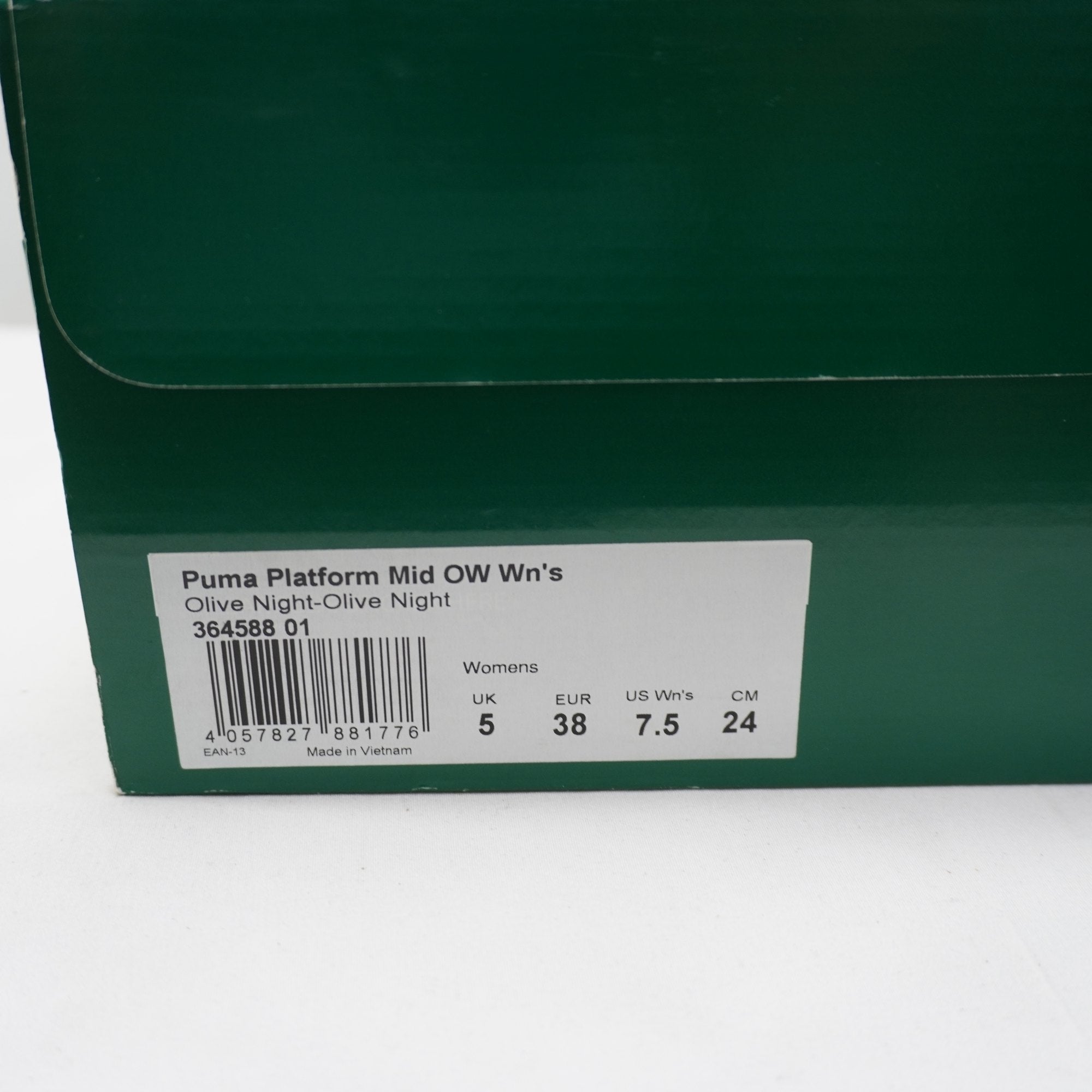 Zapatillas Puma para Mujer Usadas - Verde, Talla 38