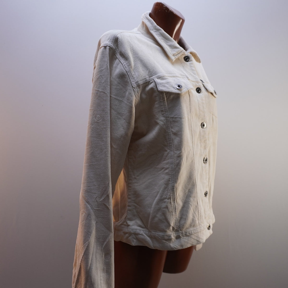 Cazadora Vaquera U.S. Polo Assn. para Mujer Usada - Blanca, XL
