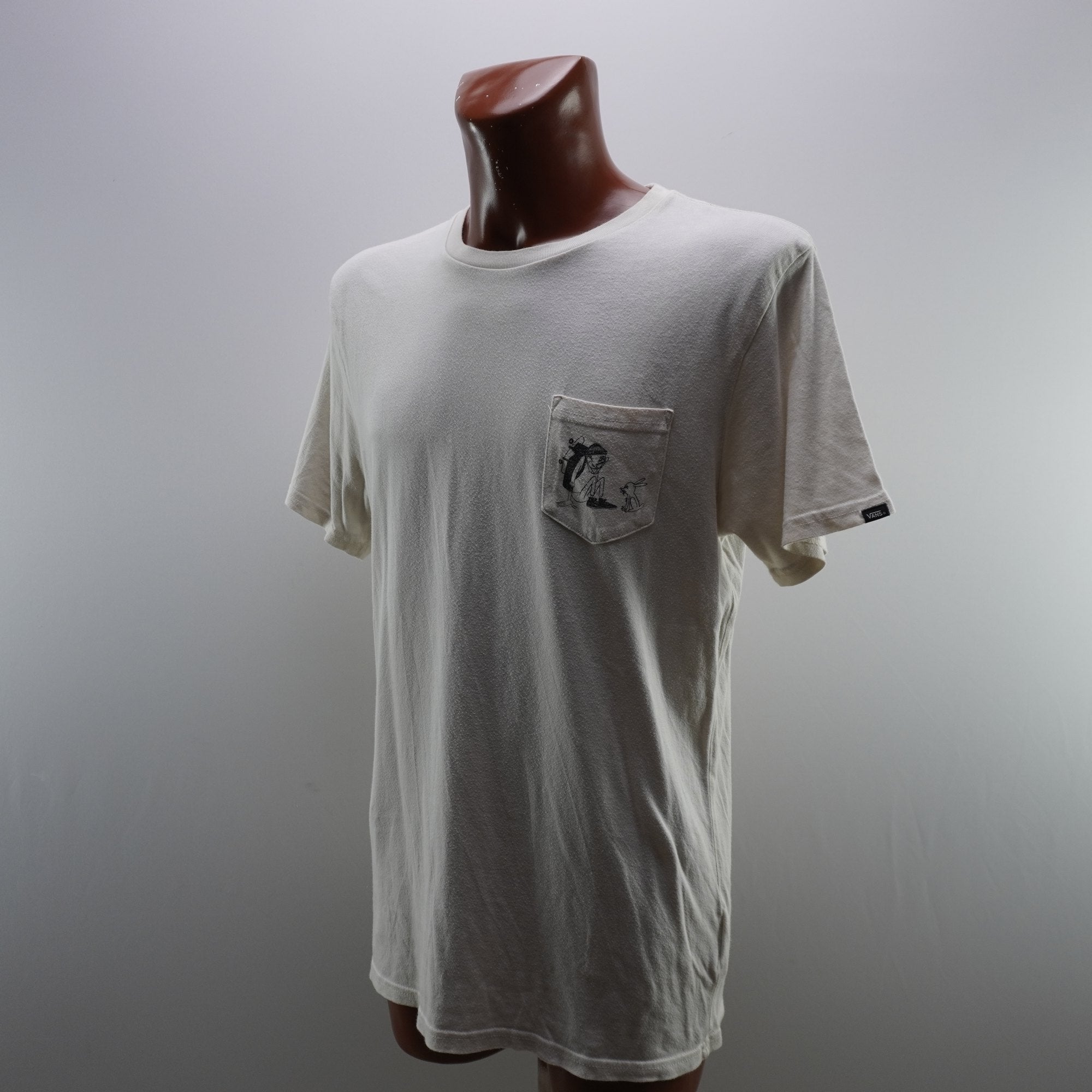 Camiseta Vans para Mujer Usada - Blanca, L