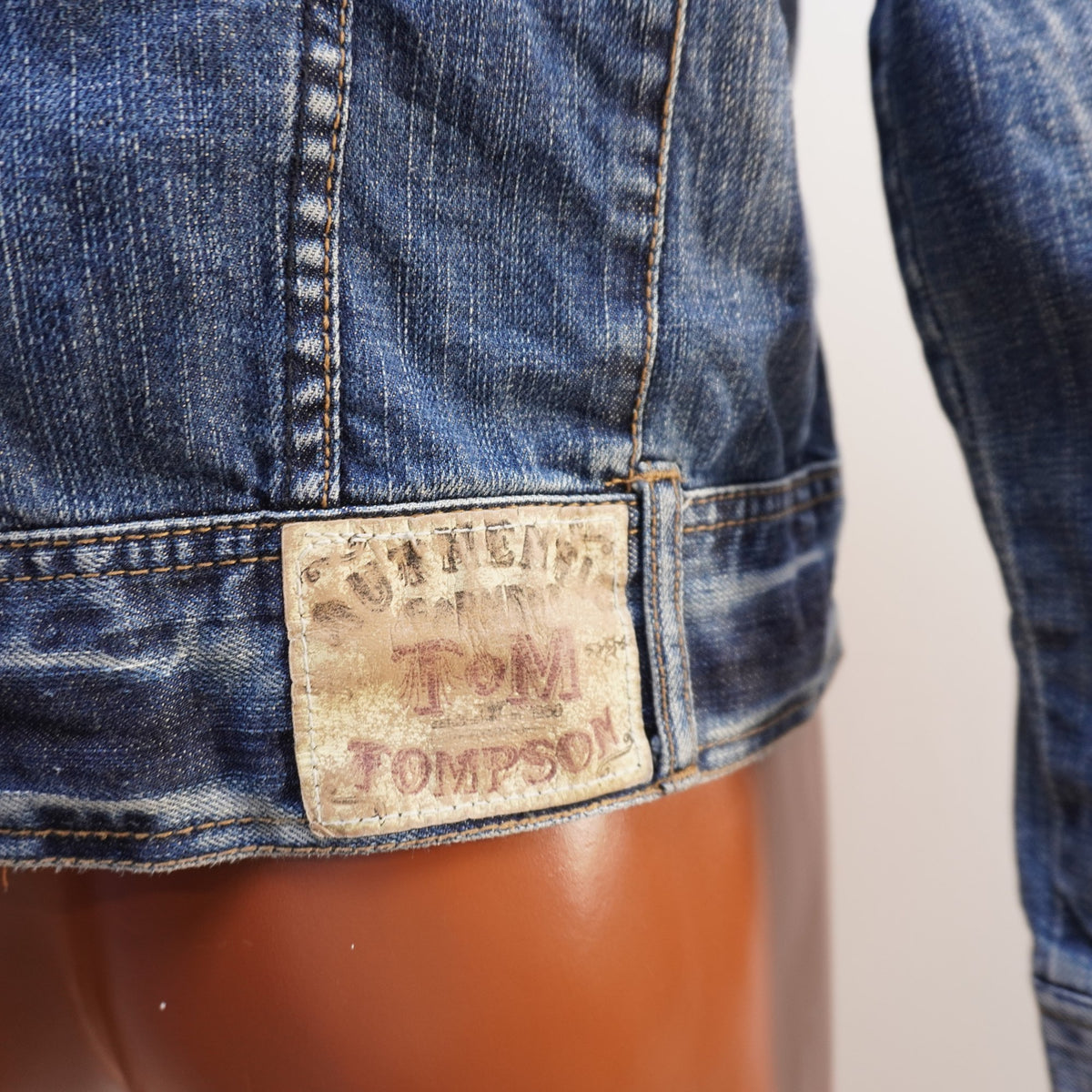 Cazadora Vaquera Tom Thompson para Hombre Usada - Azul, Pequeño (S)
