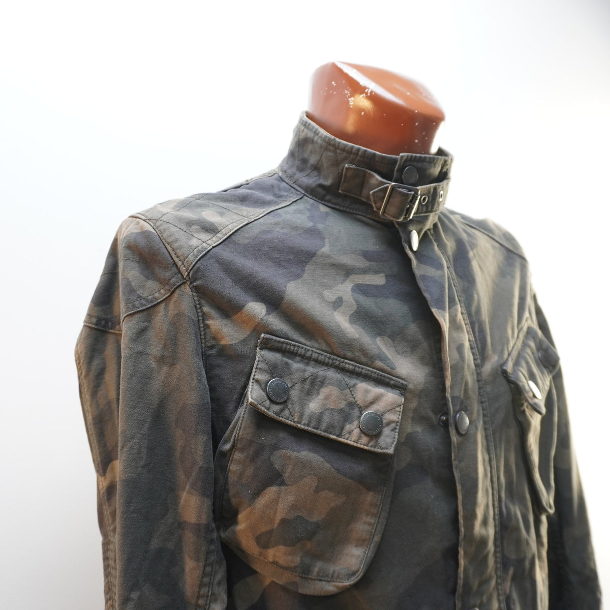 Cazadora Vaquera Barbour para Hombre Usada - Verde, L