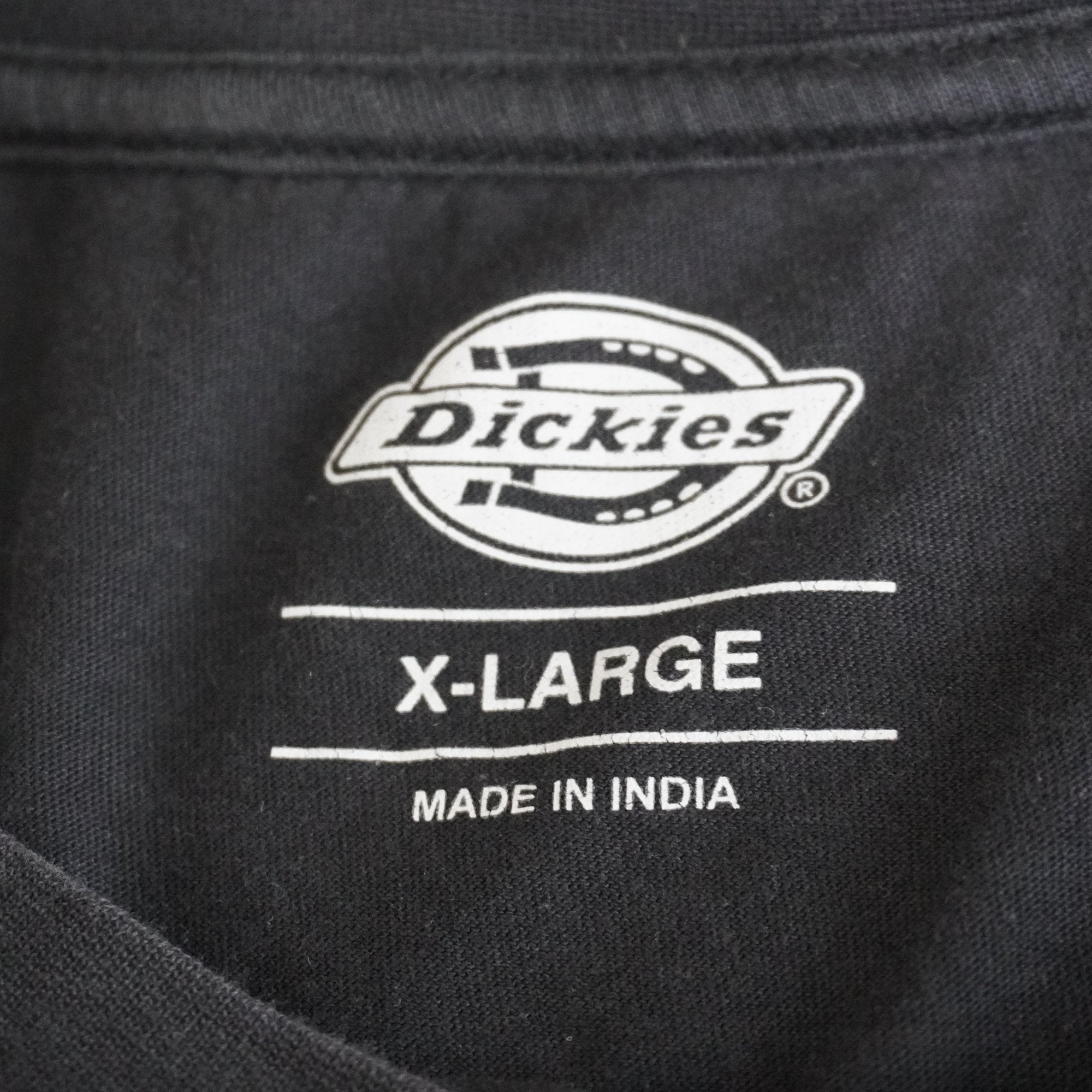 Camiseta de Manga Corta Dickies para Hombre - Negro, XL (Usada - Muy Buen Estado)