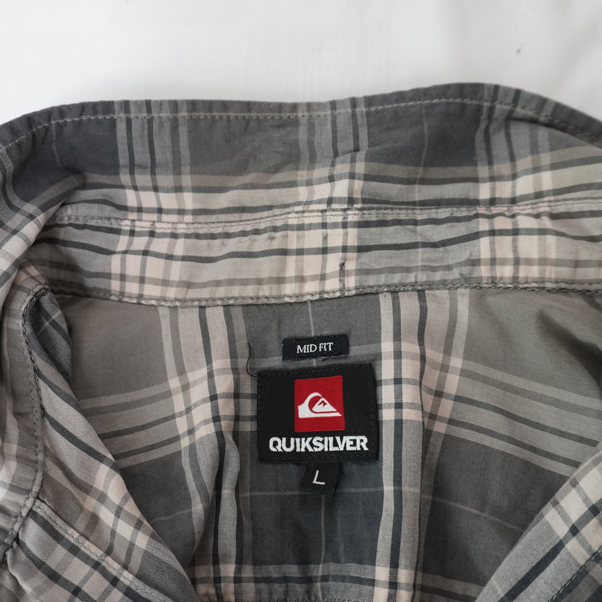 Camisa Quiksilver para Hombre Usada - Gris, L