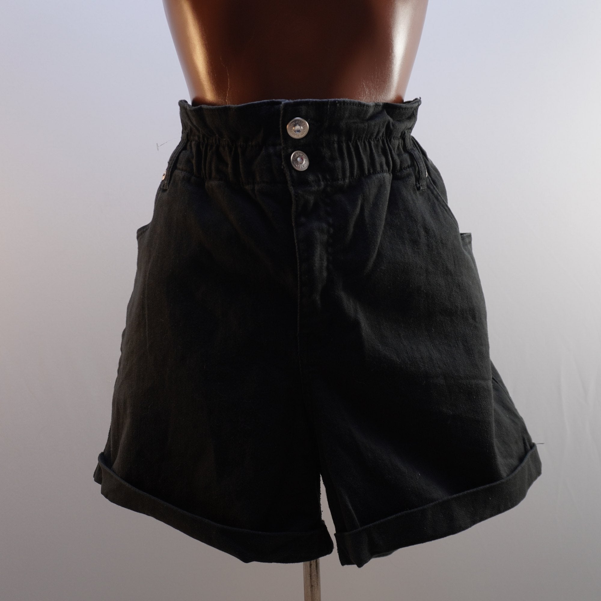 Pantalones Cortos Vaqueros Bodyflirt para Mujer Usados - Negros, XXL