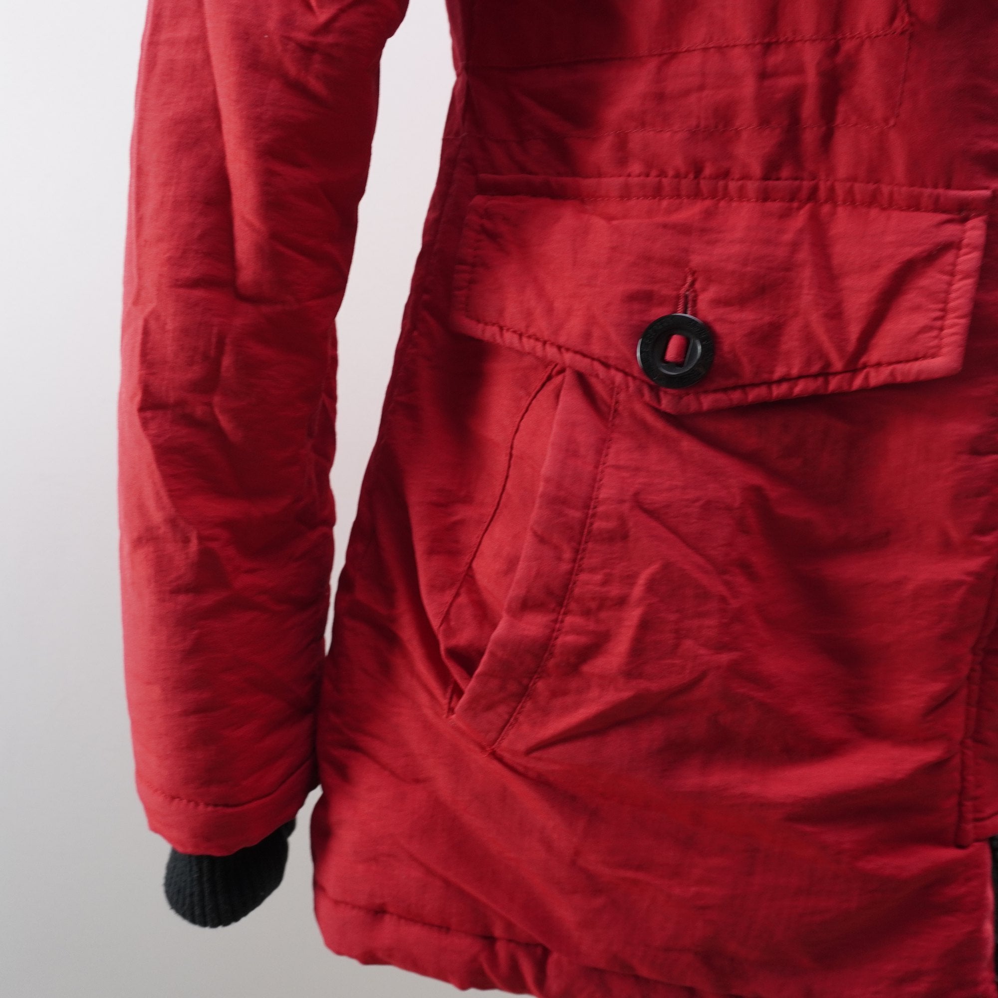 Parka Superdry para Mujer Usada - Roja, M