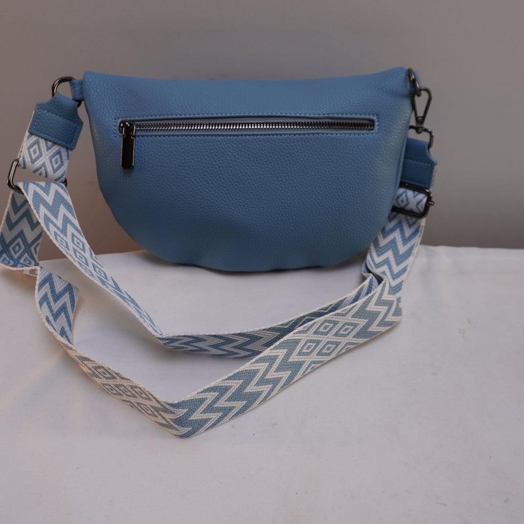 Bolso Baguette Italian Style para Mujer Usado - Azul