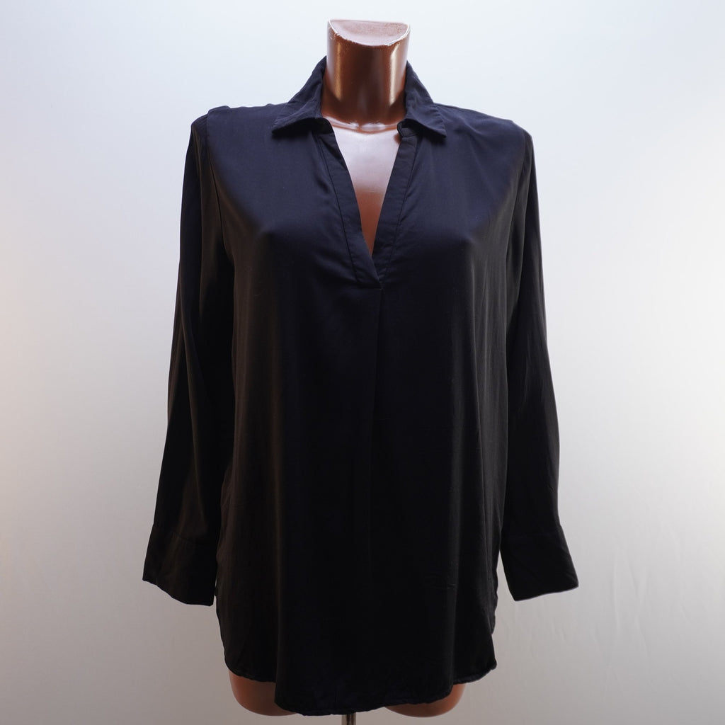 Camisa Henley Opus para Mujer Usada - Negra, Grande (L)