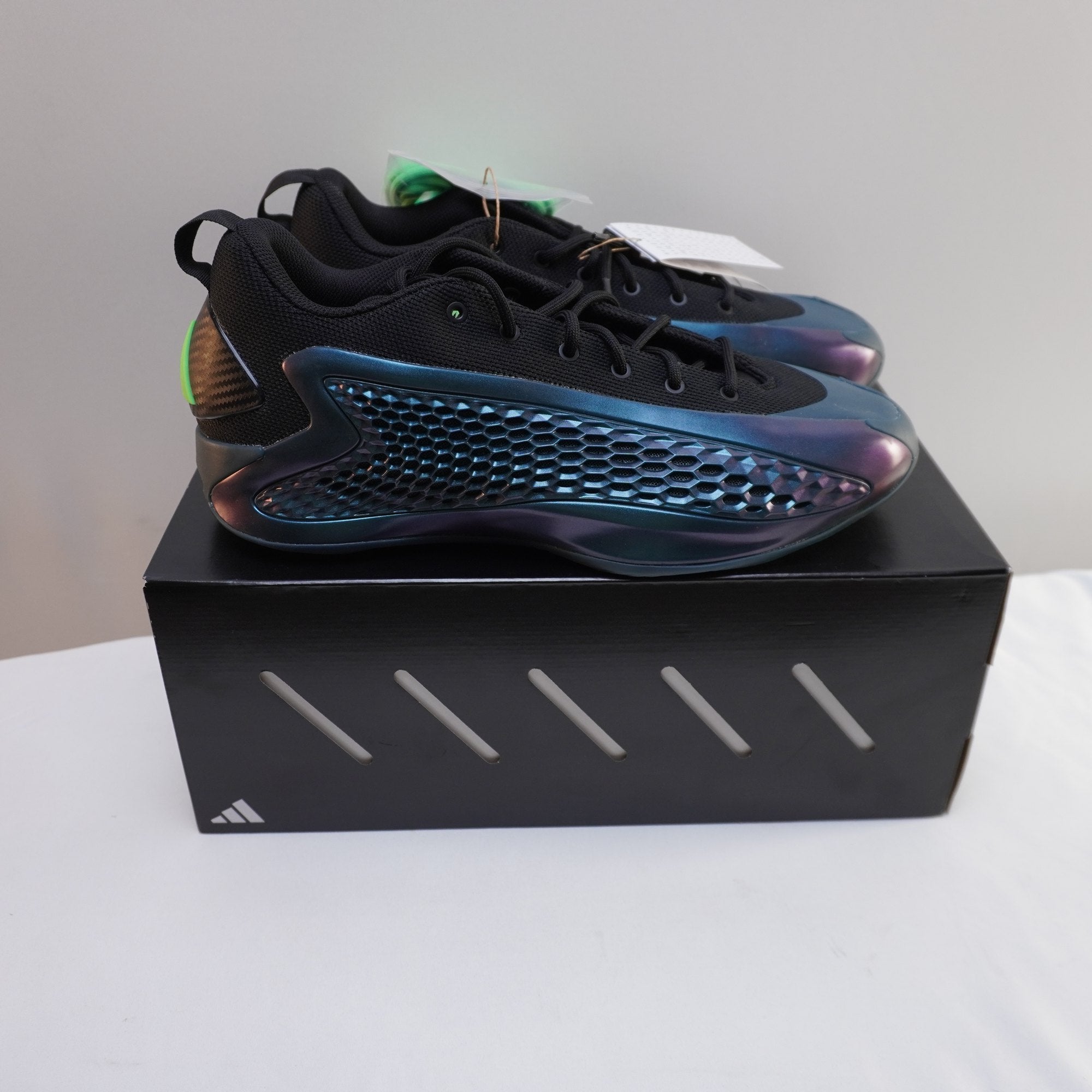 Zapatillas Adidas para Hombre Usadas - Negras, Talla 46