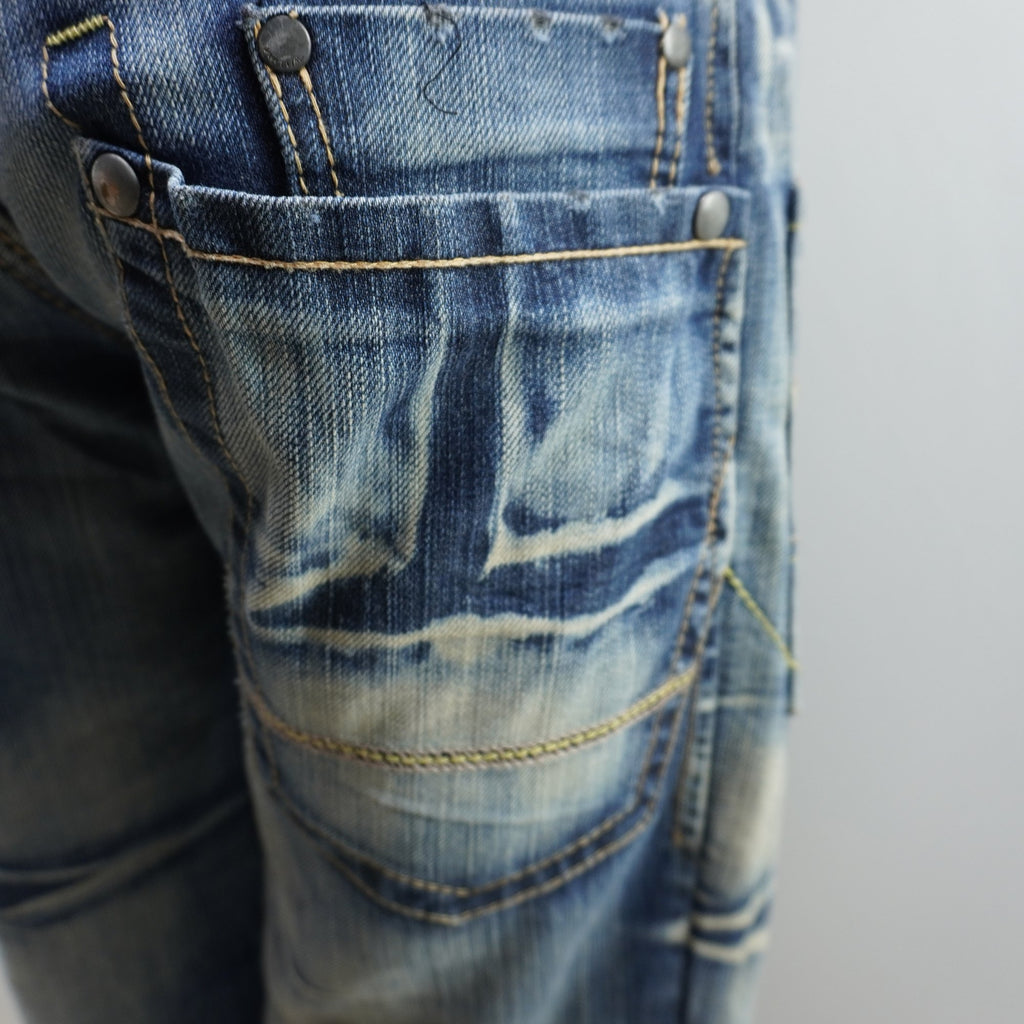 Vaqueros Virtual para Hombre Usados - Azul, Grande (L)
