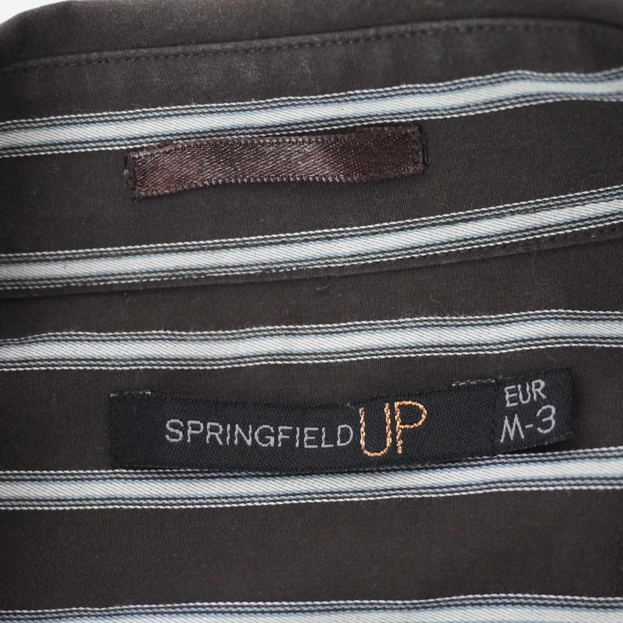 Camisa de Vestir Springfield para Hombre Usada - Marrón, Mediana (M)