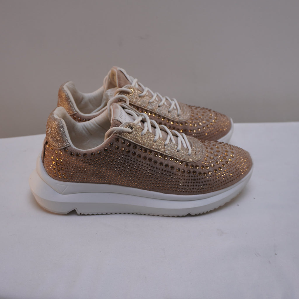 Zapatillas Guess para Mujer Usadas - Dorado, Talla 39