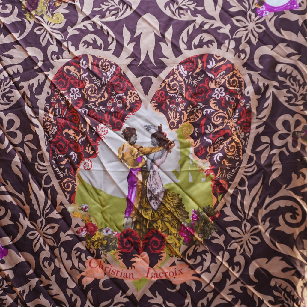 Bufanda Christian Lacroix para Mujer Usada - Multicolor, Seda