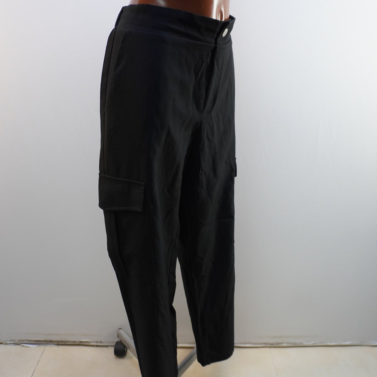 Pantalones Tipo Cargo Zara para Mujer Usados - Negros, M