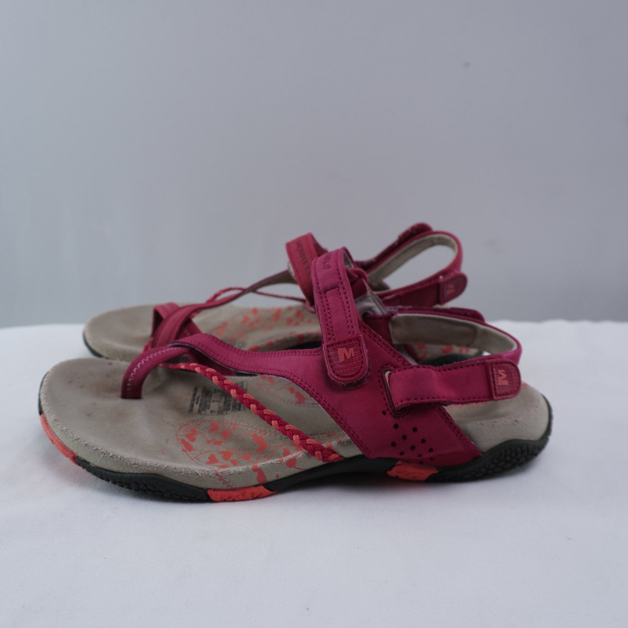 Sandalias Merrell para Mujer Usadas - Rojas, Talla 38