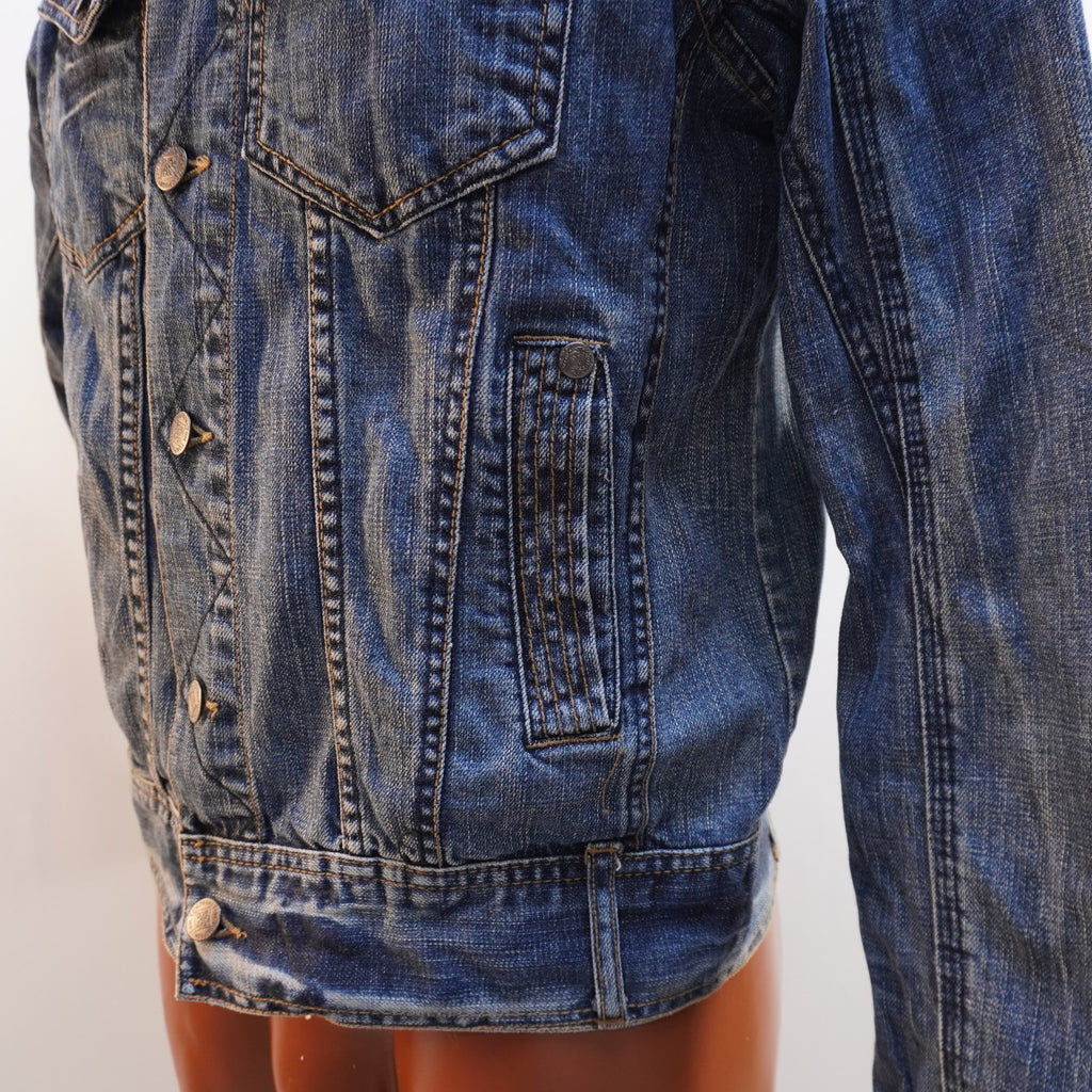 Cazadora Vaquera Tom Thompson para Hombre Usada - Azul, Pequeño (S)