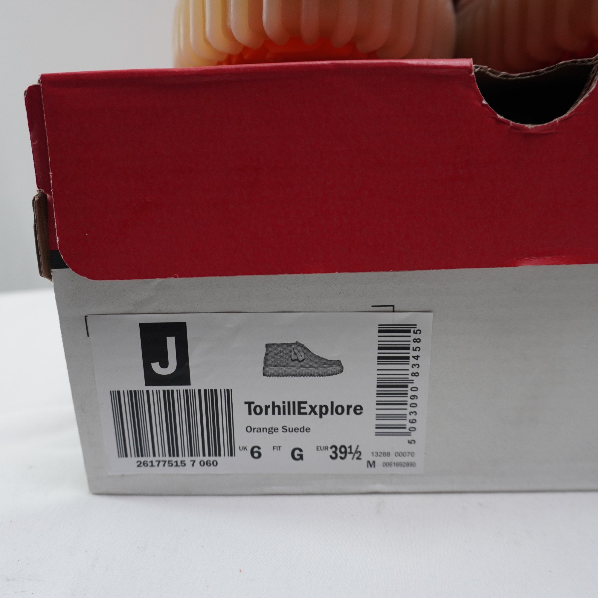 Zapatillas Clarks para Hombre Usadas - Naranja, 39.5