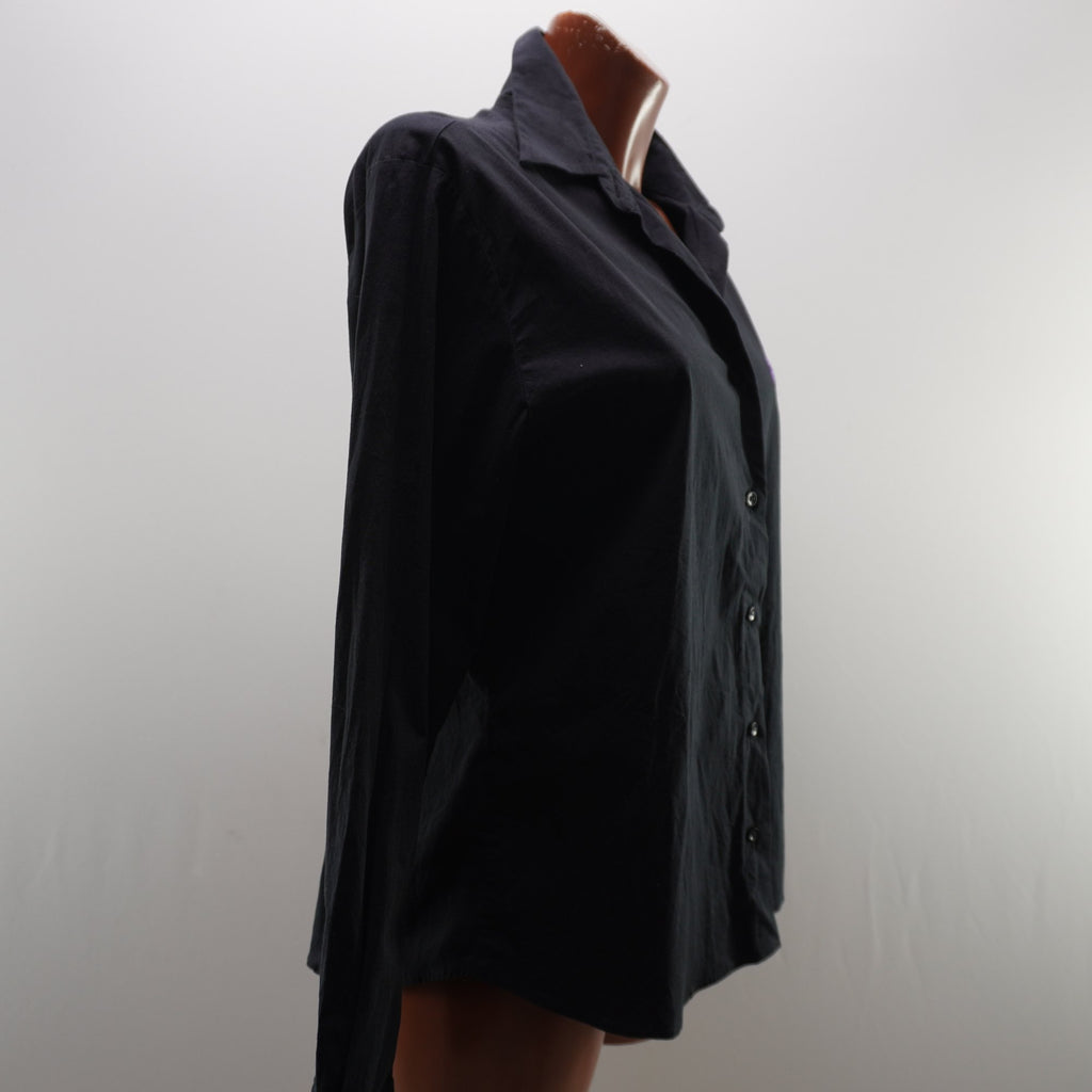 Camisa de Vestir Ralph Lauren para Mujer Usada - Negra, XXXL