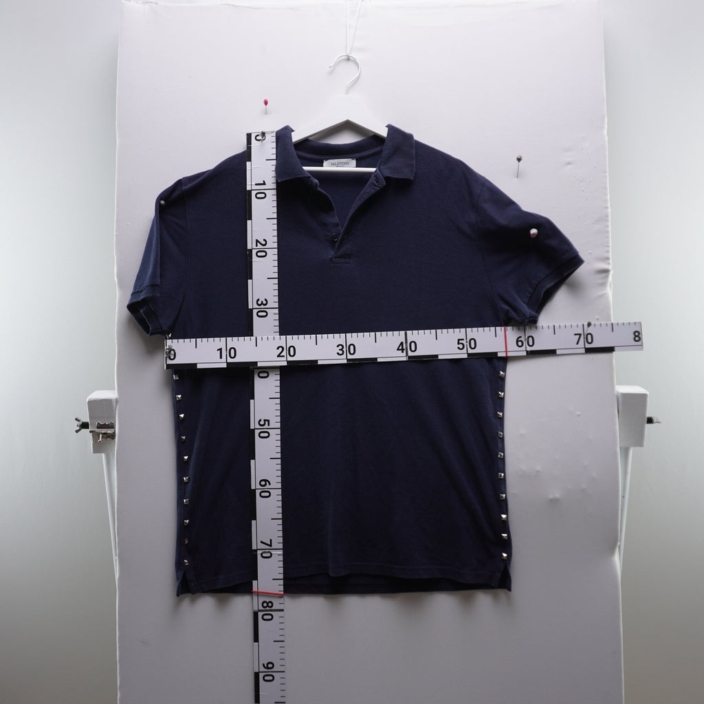 Camiseta de Manga Corta Valentino para Hombre Usada - Azul Marino, XXL